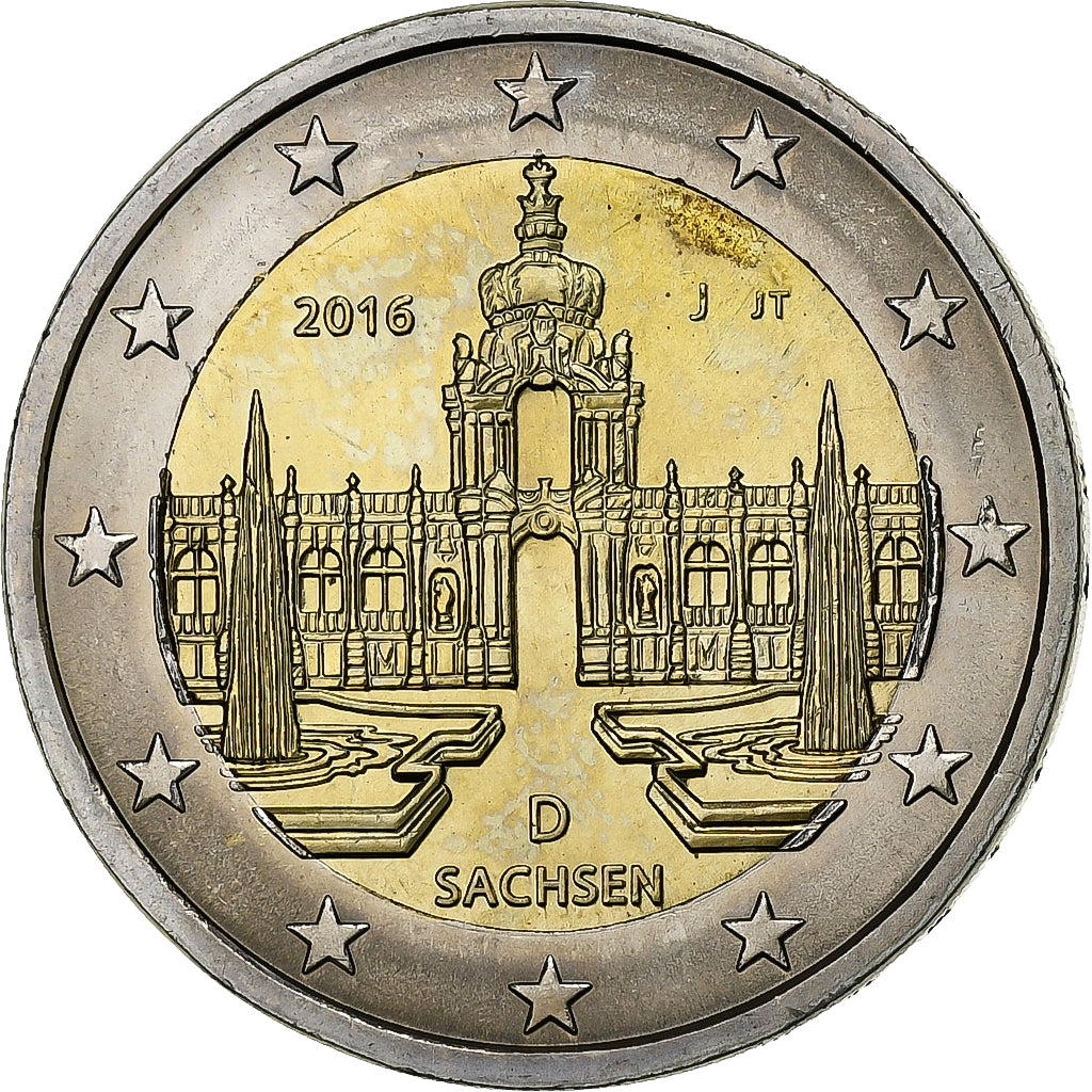 Germany, 2 Euro, 2016, Hambourg, Bi-Metallic, MS(60-62), KM:New