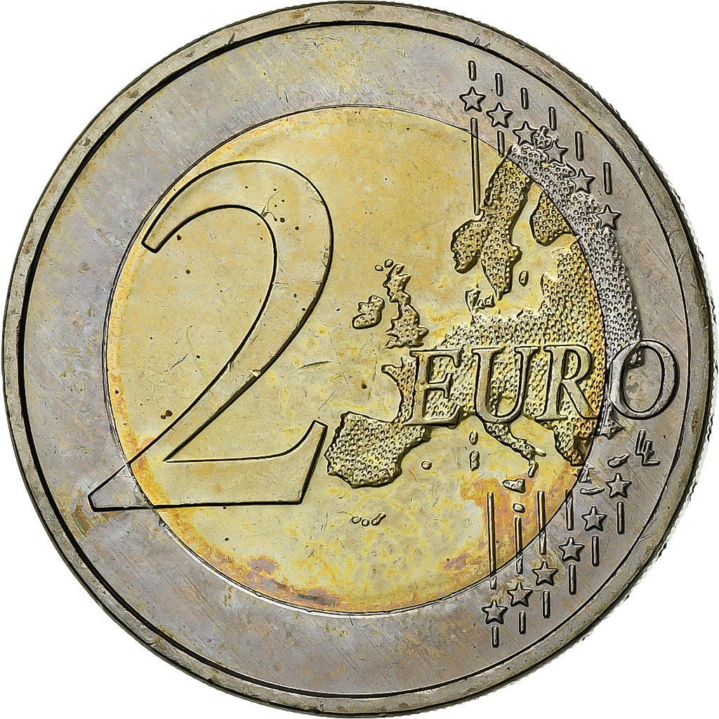 GERMANY - FEDERAL REPUBLIC, 2 Euro, 2007, Stuttgart, Bi-Metallic, MS(63), KM:260