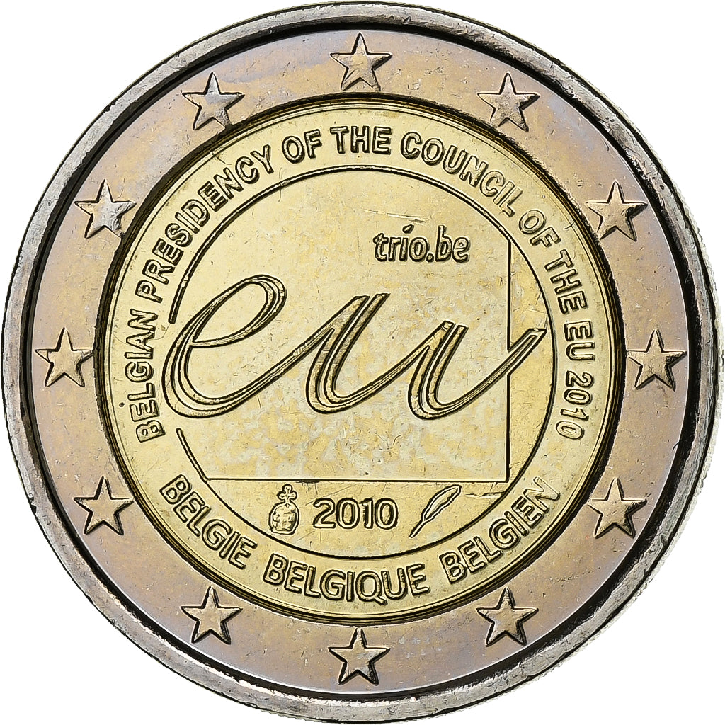 Belgien, 2 Euro, 2010, Bi-Metallic, VZ+