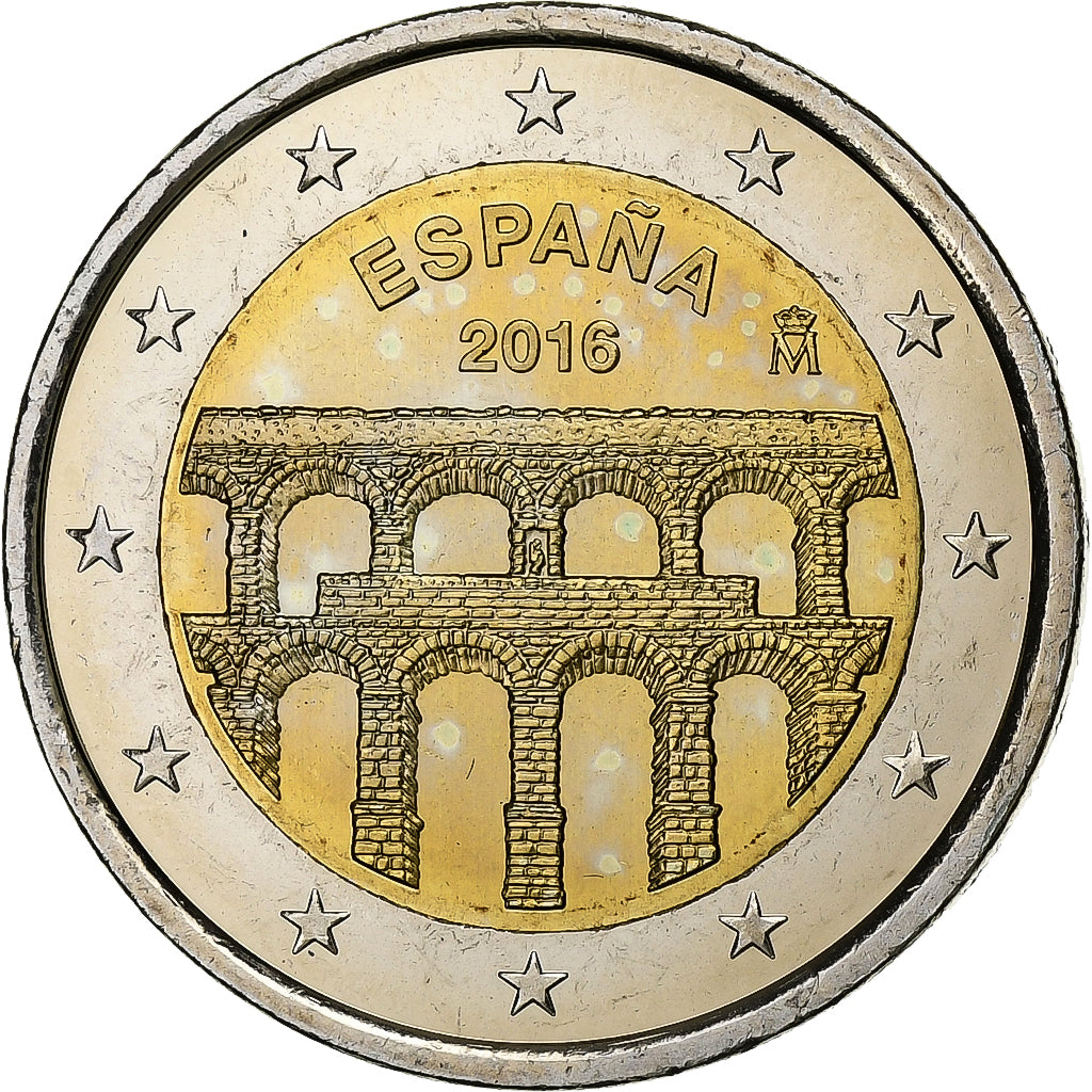 Spanje, 2 Euro, 2016, Bi-Metallic, UNC-, KM:New