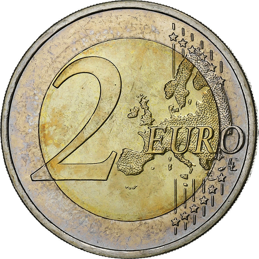 GERMANY - FEDERAL REPUBLIC, 2 Euro, 2007, Karlsruhe, Bi-Metallic, MS(63), KM:260