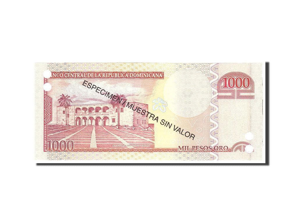 Billete, 1000 Pesos Oro, 2009, República Dominicana, KM:180s2, Undated, UNC