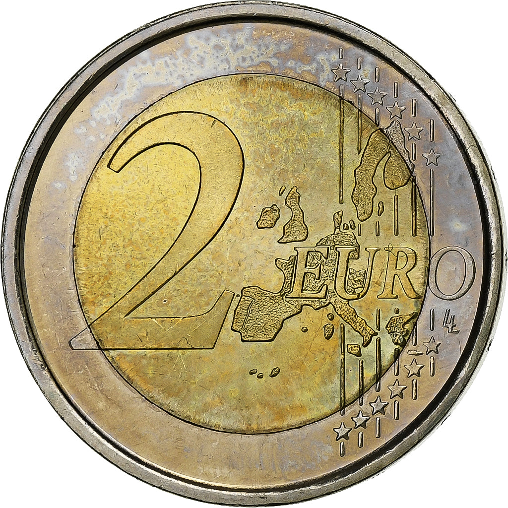 Spain, Juan Carlos I, 2 Euro, 2005, Madrid, Bi-Metallic, MS(63), KM:1063