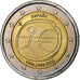 España, 2 Euro, european monetary union 10 th anniversary, 2009, Madrid, SC