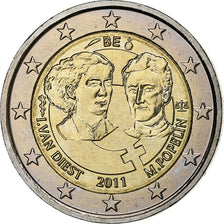 Belgium, Albert II, 2 Euro, 2011, Brussels, Bi-Metallic, MS(60-62), KM:308