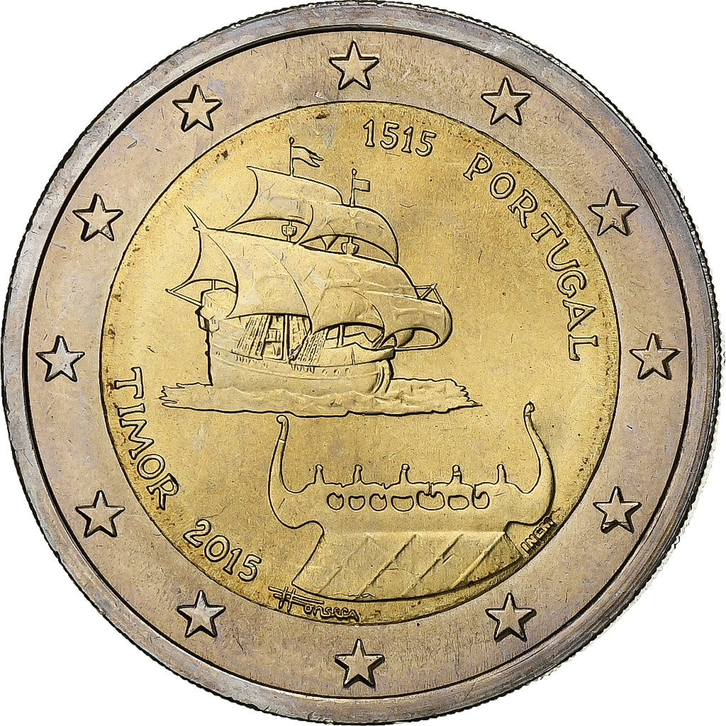 Portugal, 2 Euro, 2015, Bi-Metallic, UNC-, KM:New
