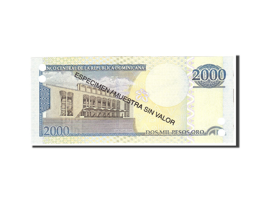 Billet, Dominican Republic, 2000 Pesos Oro, 2009, Undated, KM:181s2, NEUF