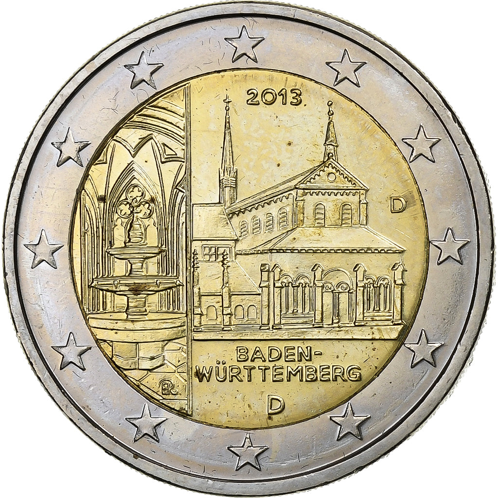 Deutschland, 2 Euro, 2013, Munich, Bi-Metallic, UNZ