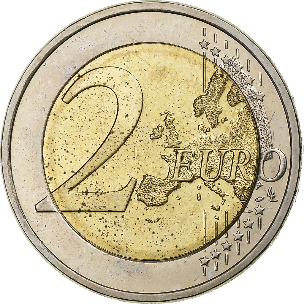 Finland, 2 Euro, Les Droits de L 'Homme, 2008, Vantaa, MS(63), Bi-Metallic