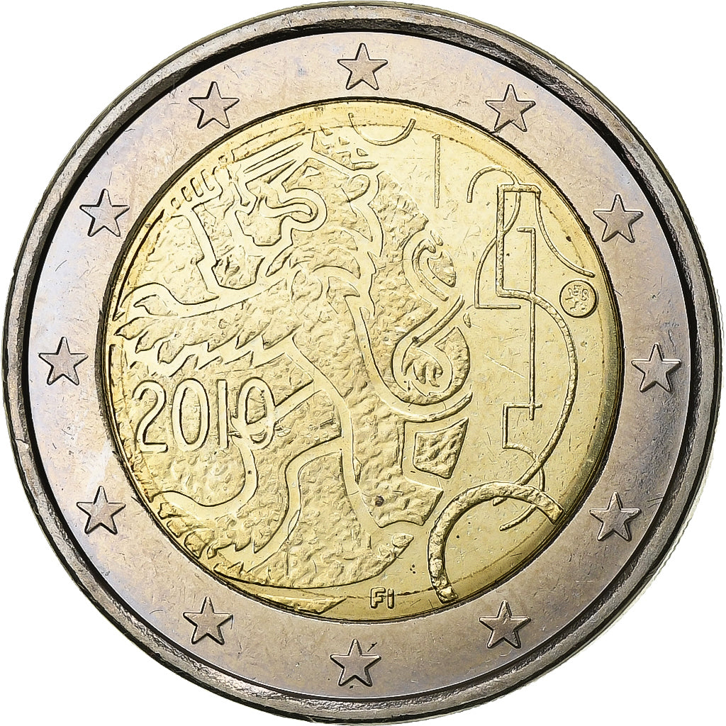 Finlandia, 2 Euro, 2010, Vantaa, Bi-metallico, SPL, KM:154