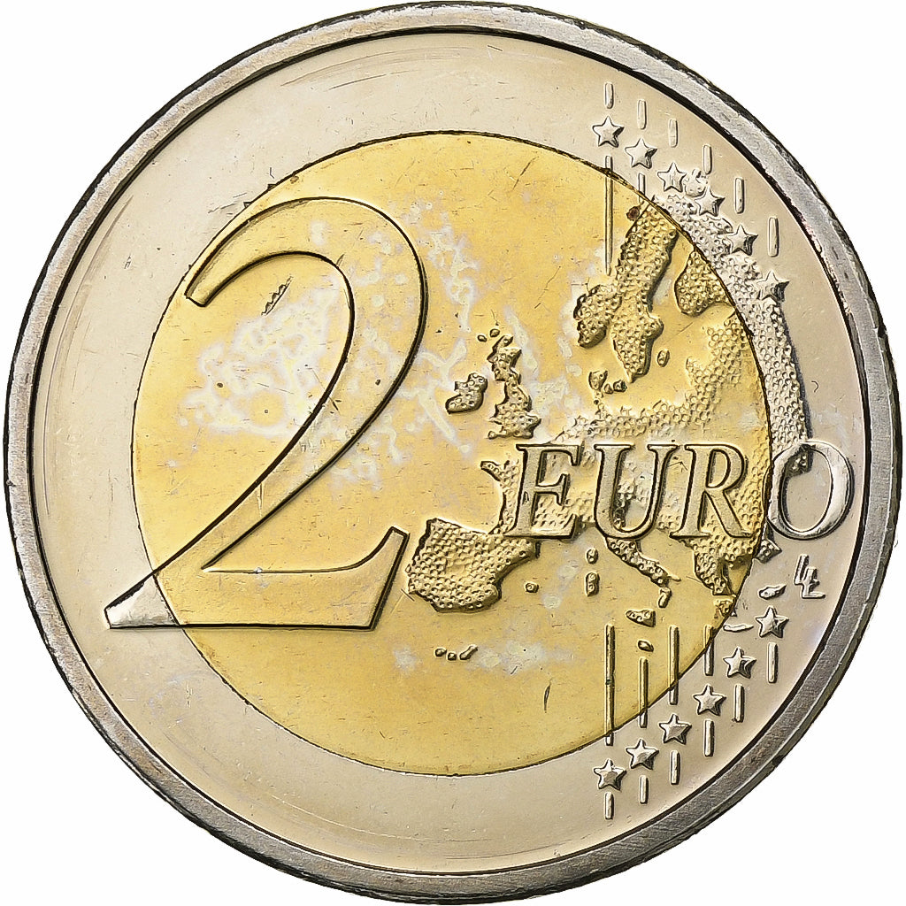 Niederlande, Beatrix, 2 Euro, 2009, Bi-Metallic, UNZ, KM:281