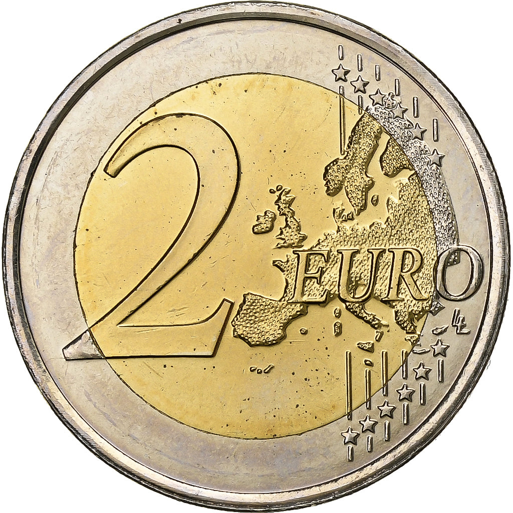 Luxembourg, Henri, 2 Euro, Special Unc., 2010, Utrecht, Bi-Metallic, MS(63)