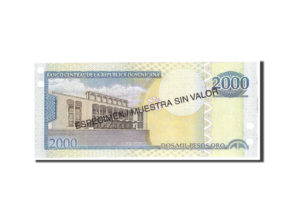 Banknote, Dominican Republic, 2000 Pesos Oro, 2003, Undated, KM:174s2