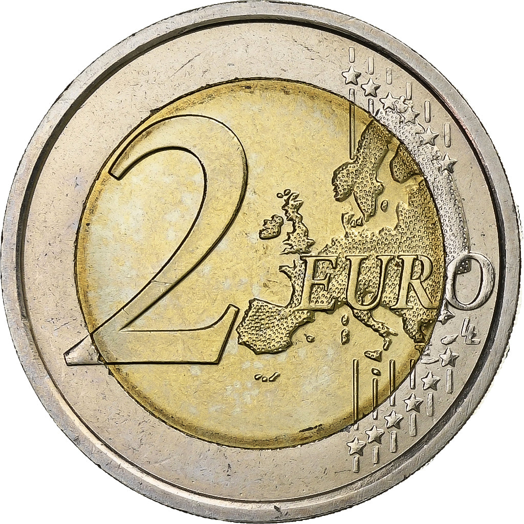 Italy, 2 Euro, 2010, Rome, Bi-Metallic, MS(63), KM:328