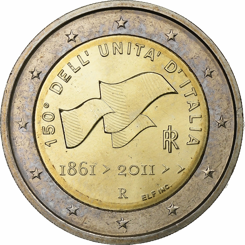 Italy, 2 Euro, 2011, Rome, Bi-Metallic, MS(63), KM:338