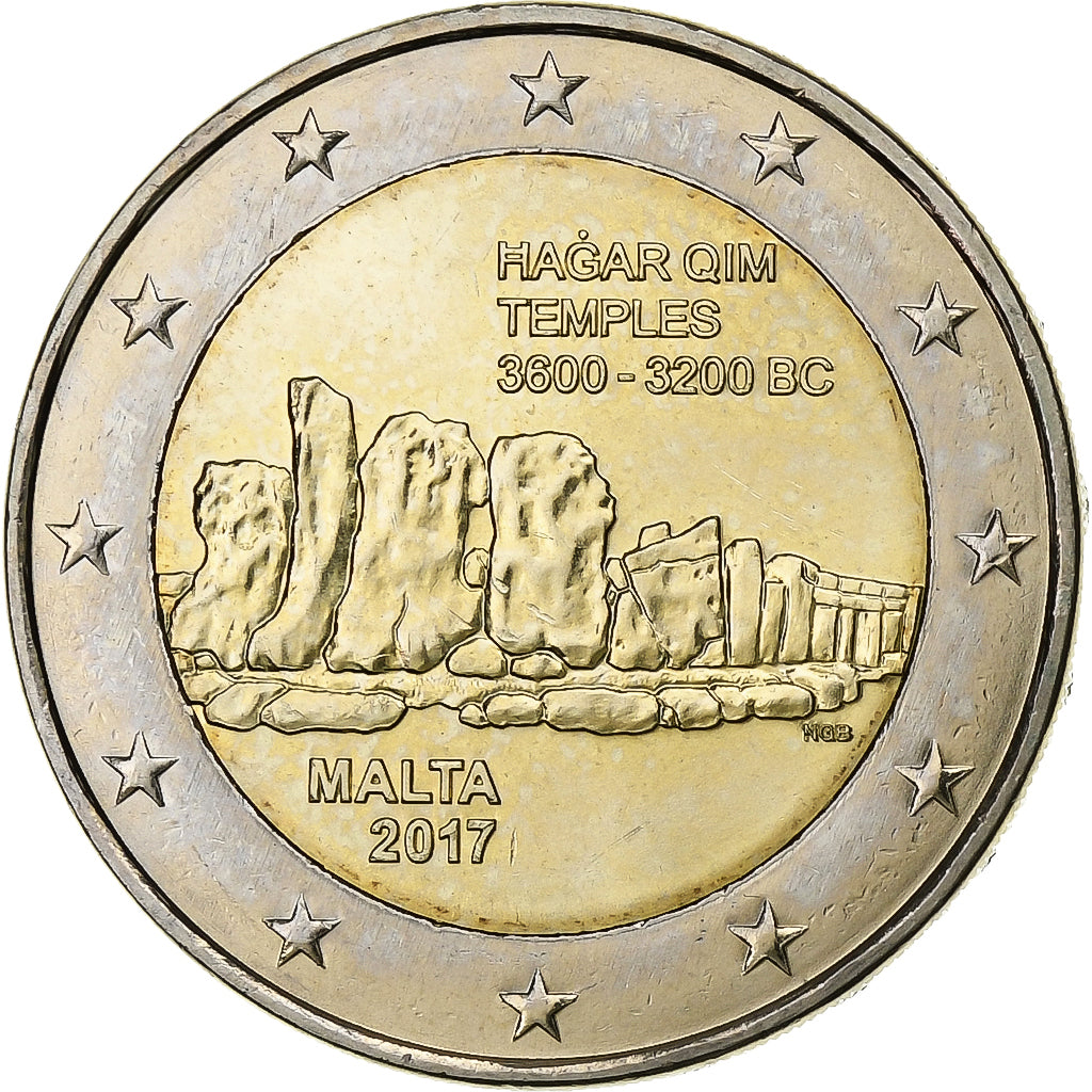 Malte, 2 Euro, 2017, Paris, Bimétallique, SPL, KM:183