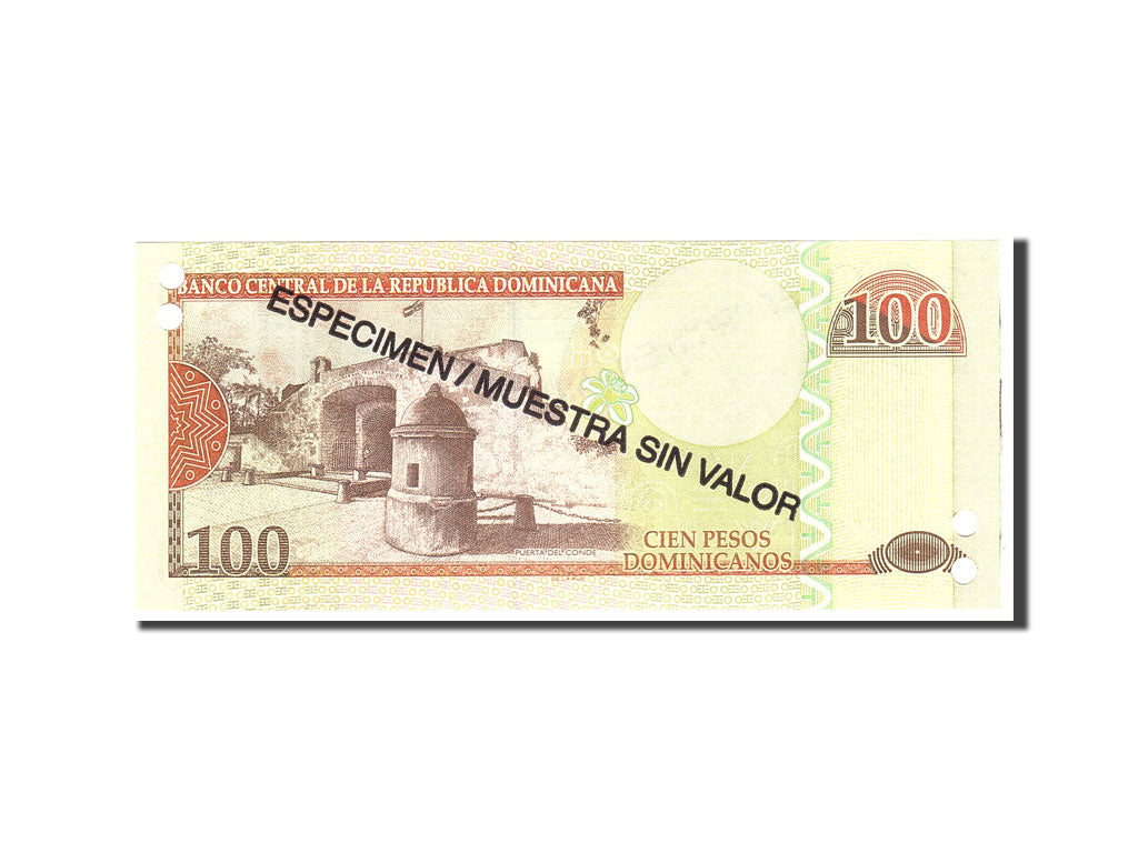 Banknote, Dominican Republic, 100 Pesos Dominicanos, 2011, Undated, KM:184s