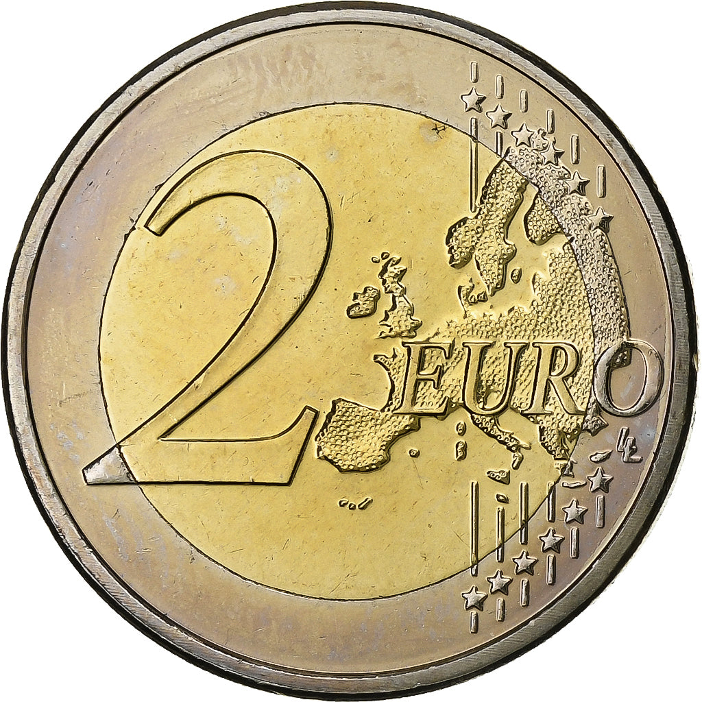 Pays-Bas, 2 Euro, 10 ans de l'Euro, 2009, SPL, Bimétallique, KM:281