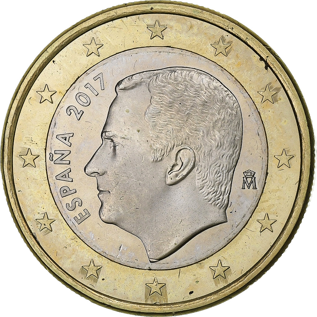 Spanje, Euro, 2017, Bi-Metallic, UNC-