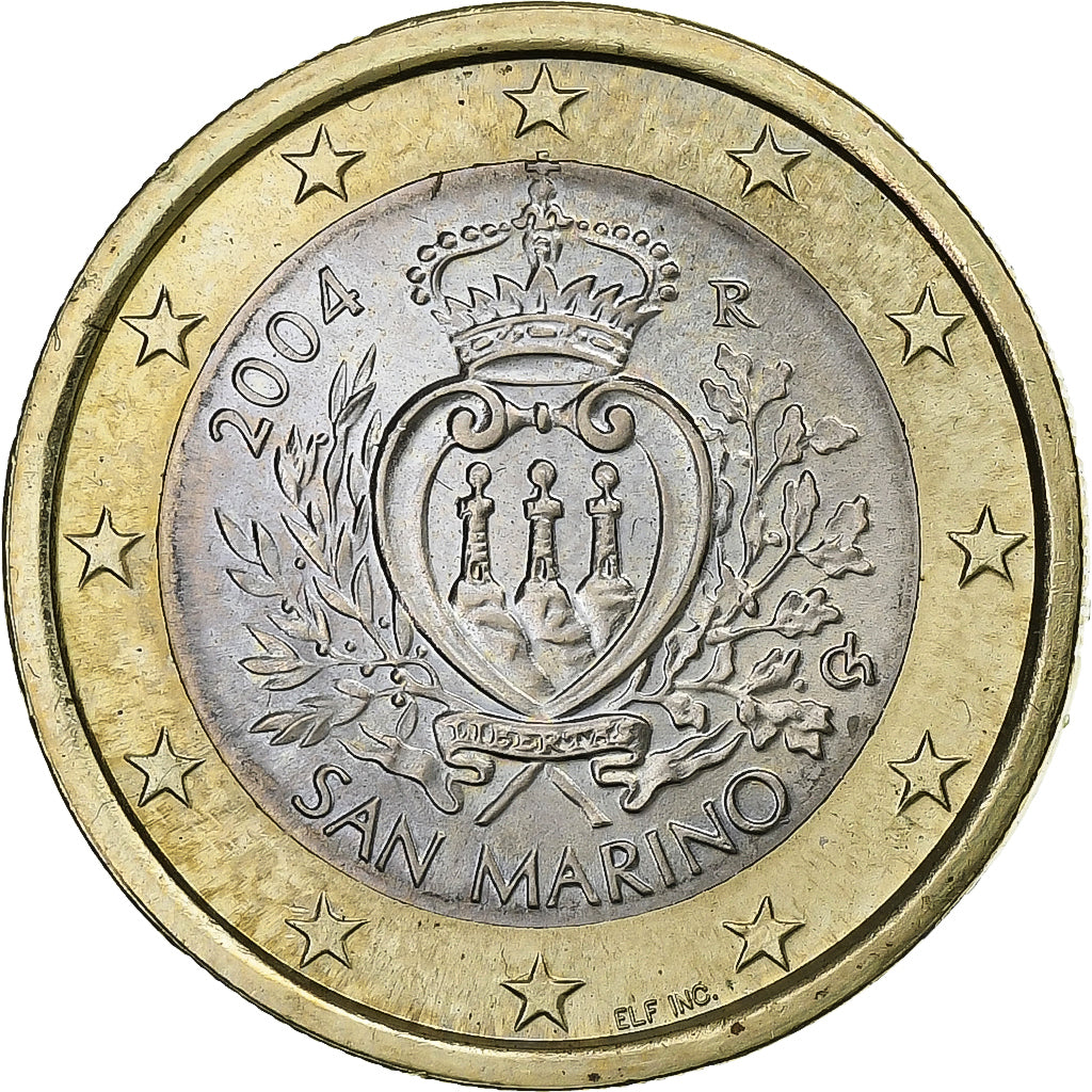San Marino, Euro, 2004, UNC-, Bi-Metallic, KM:446