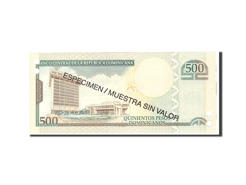 Billete, 500 Pesos Dominicanos, 2011, República Dominicana, KM:185s, Undated
