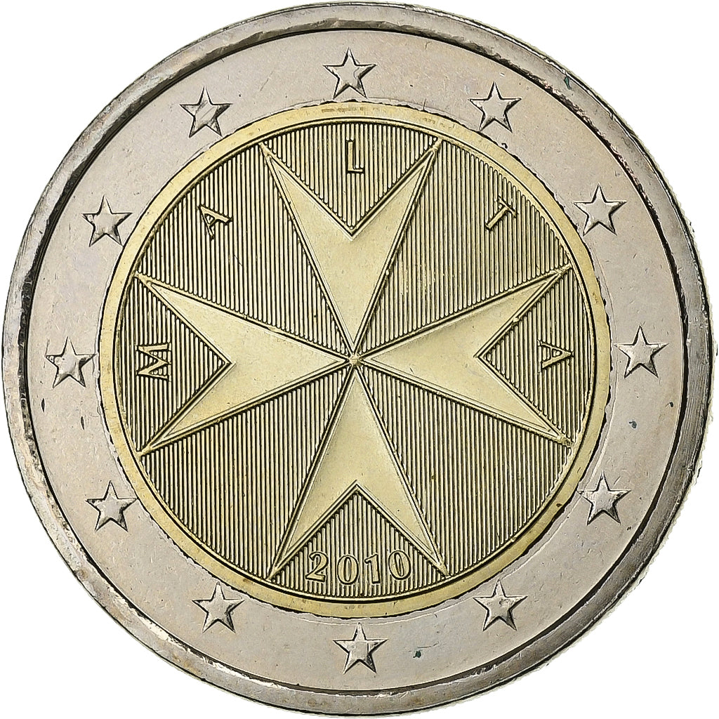 Malta, 2 Euro, 2010, SC, Bimetálico, KM:132
