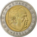 Monaco, Albert II, 2 Euro, 2001, Paris, Bi-Metallic, MS(63), KM:186
