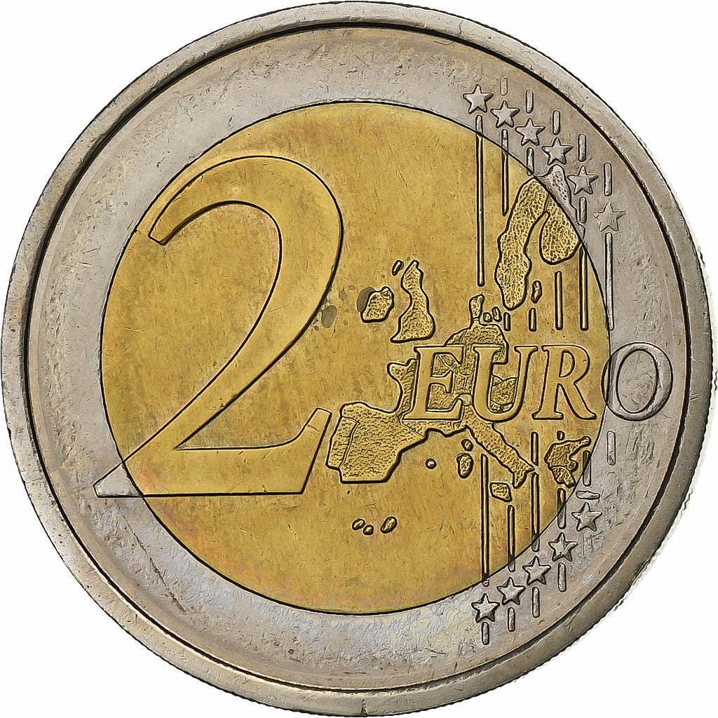 Monaco, Rainier III, 2 Euro, 2002, Paris, Bi-Metallic, MS(63), Gadoury:MC179