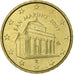 San Marino, 10 Euro Cent, 2007, Rome, Brass, MS(63), KM:443