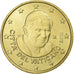 VATICAN CITY, Benedict XVI, 50 Euro Cent, 2010, Rome, Brass, MS(63), KM:387