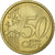 VATICAN CITY, 50 Euro Cent, 2011, Rome, MS(63), Brass, KM:387