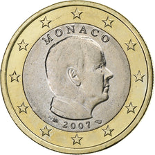 Monaco, Albert II, Euro, 2007, Paris, Bi-Metallic, MS(63), Gadoury:MC 193