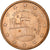 San Marino, 5 Euro Cent, 2004, Rome, Aço Cromado a Cobre, MS(60-62), KM:442