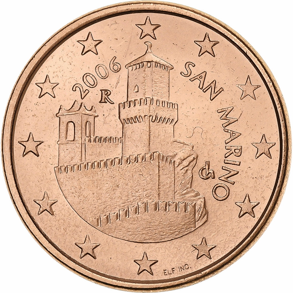 San Marino, 5 Euro Cent, 2006, Rome, Copper Plated Steel, VZ, KM:442