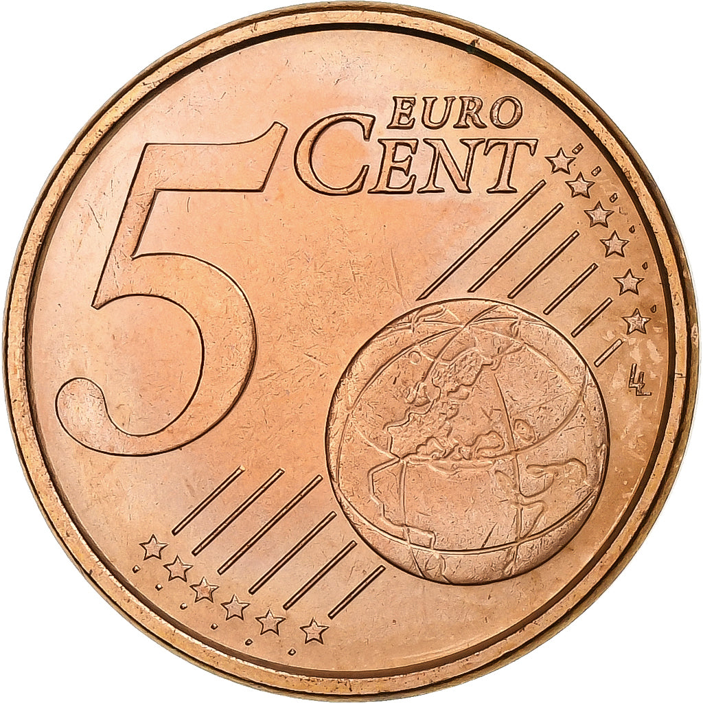 San Marino, 5 Euro Cent, 2006, Rome, Aço Cromado a Cobre, MS(64), KM:442