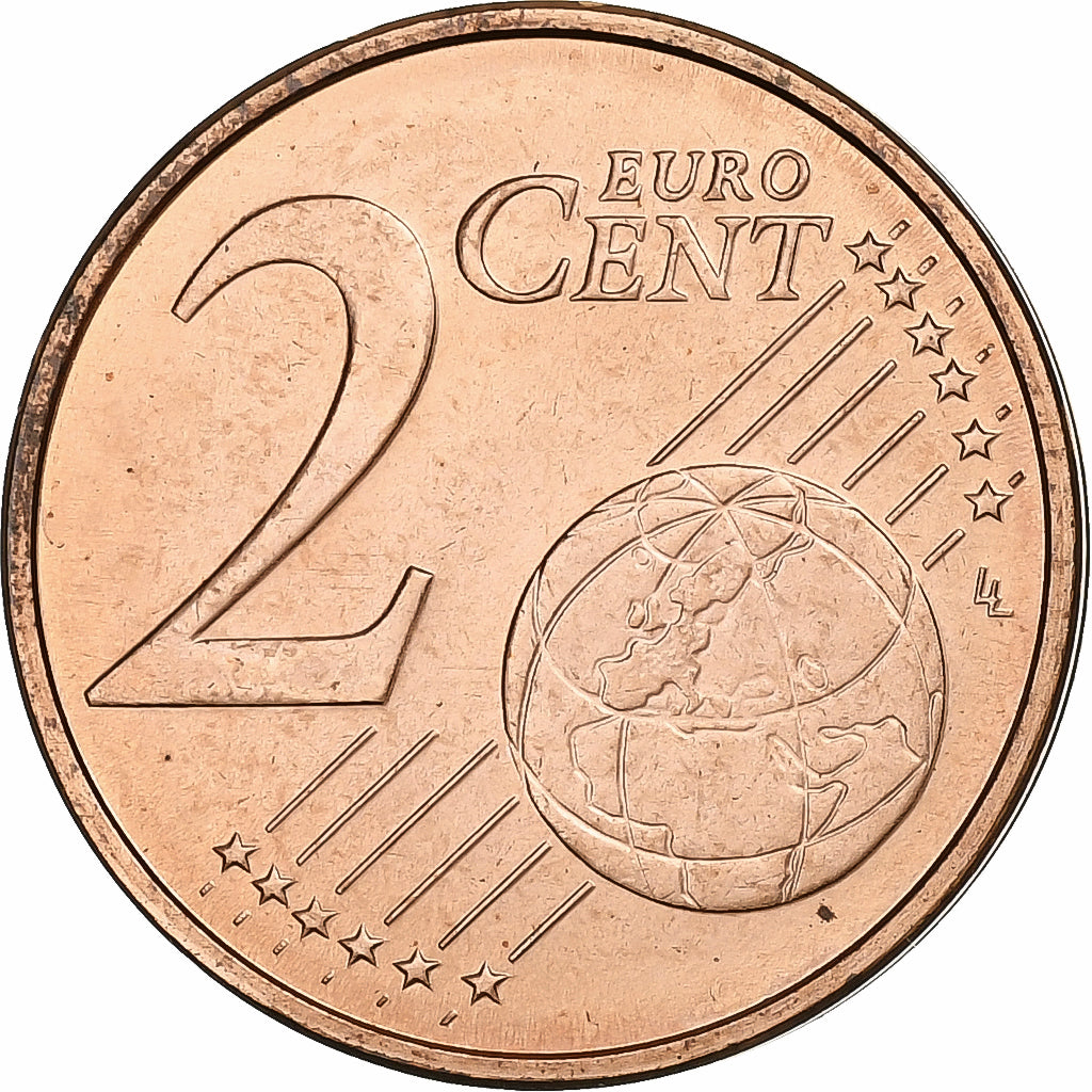 Estonia, 2 Euro Cent, 2012, Copper Plated Steel, MS(60-62)