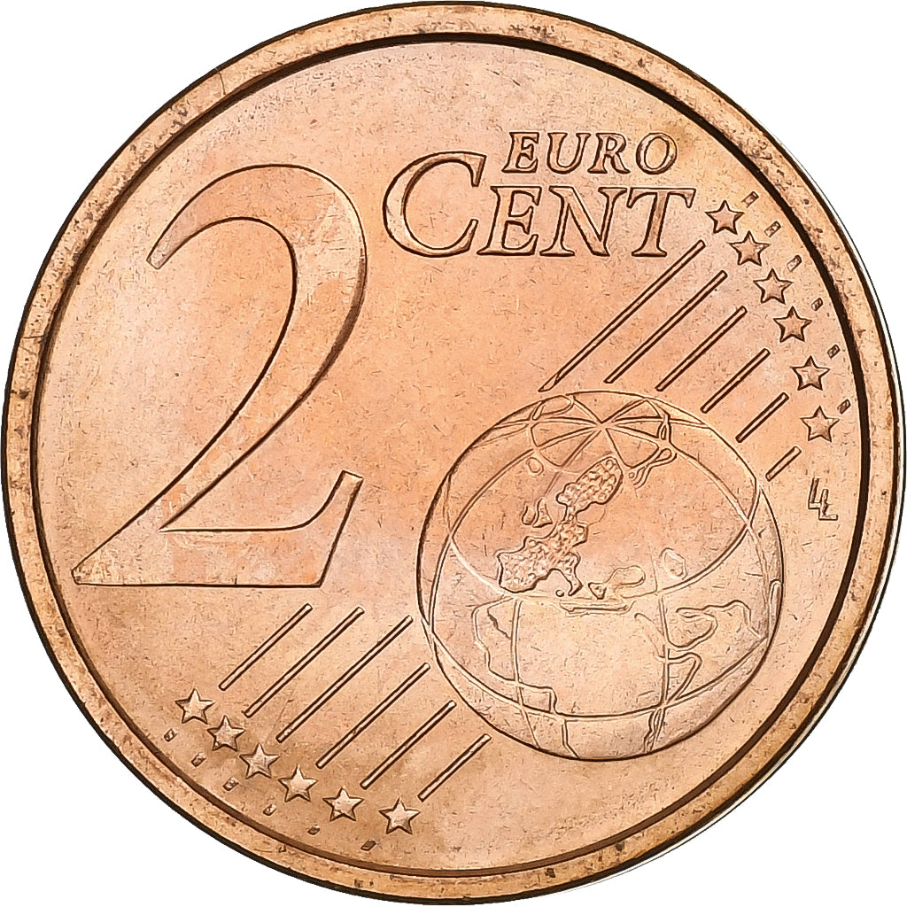 San Marino, 2 Euro Cent, 2006, Rome, Aço Cromado a Cobre, MS(64), KM:441