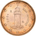 San Marino, Euro Cent, 2004, Rome, Copper Plated Steel, VZ+, KM:440