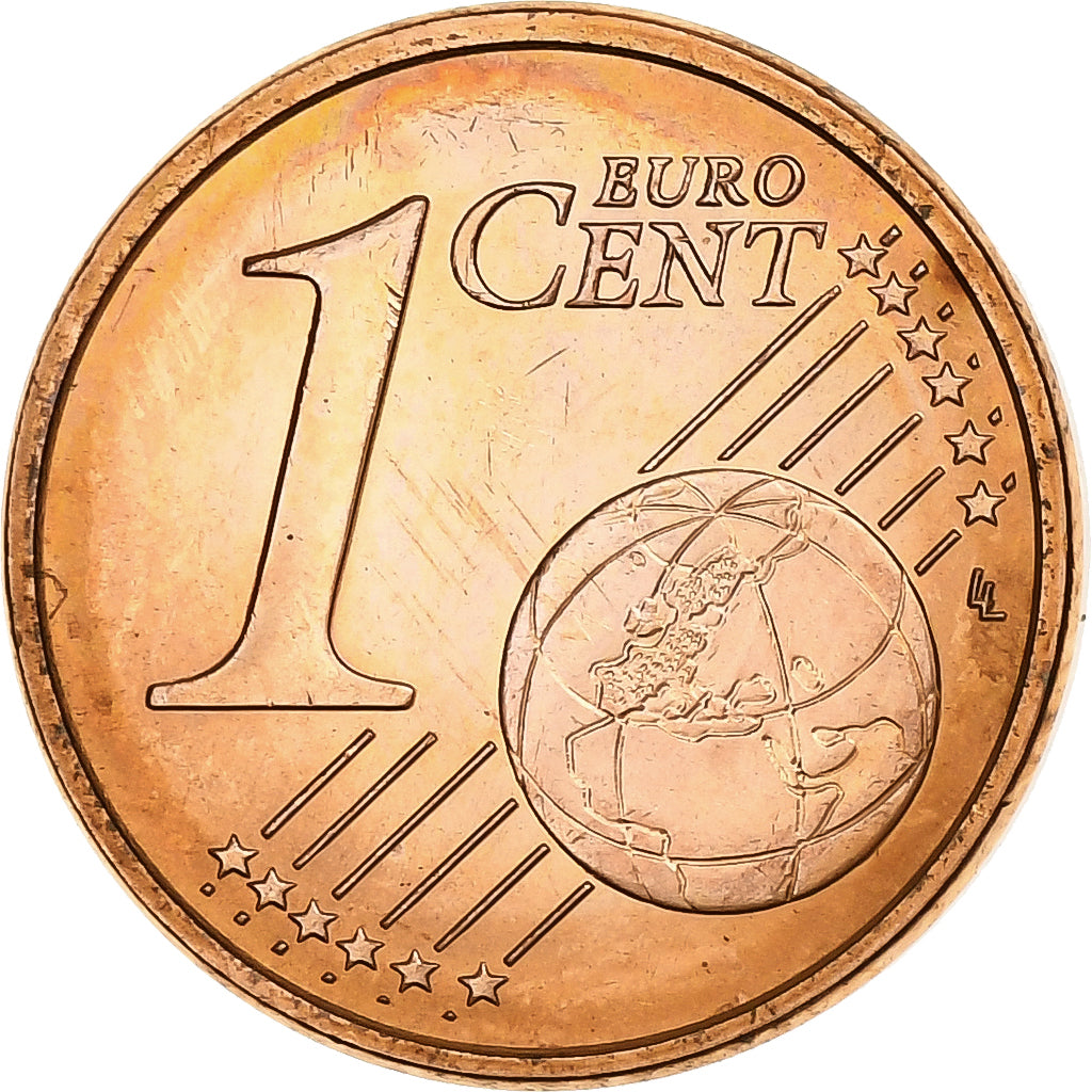 San Marino, Euro Cent, 2004, Rome, Aço Cromado a Cobre, MS(64), KM:440