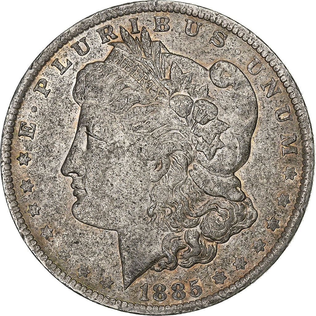 Stati Uniti, Dollar, Morgan Dollar, 1885, U.S. Mint, Argento, SPL-, KM:110
