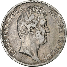 France, 5 Francs, Louis-Philippe, 1831, Bordeaux, Silver, VF(30-35)