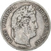 France, 5 Francs, Louis-Philippe, 1838, Marseilles, Silver, VF(20-25)