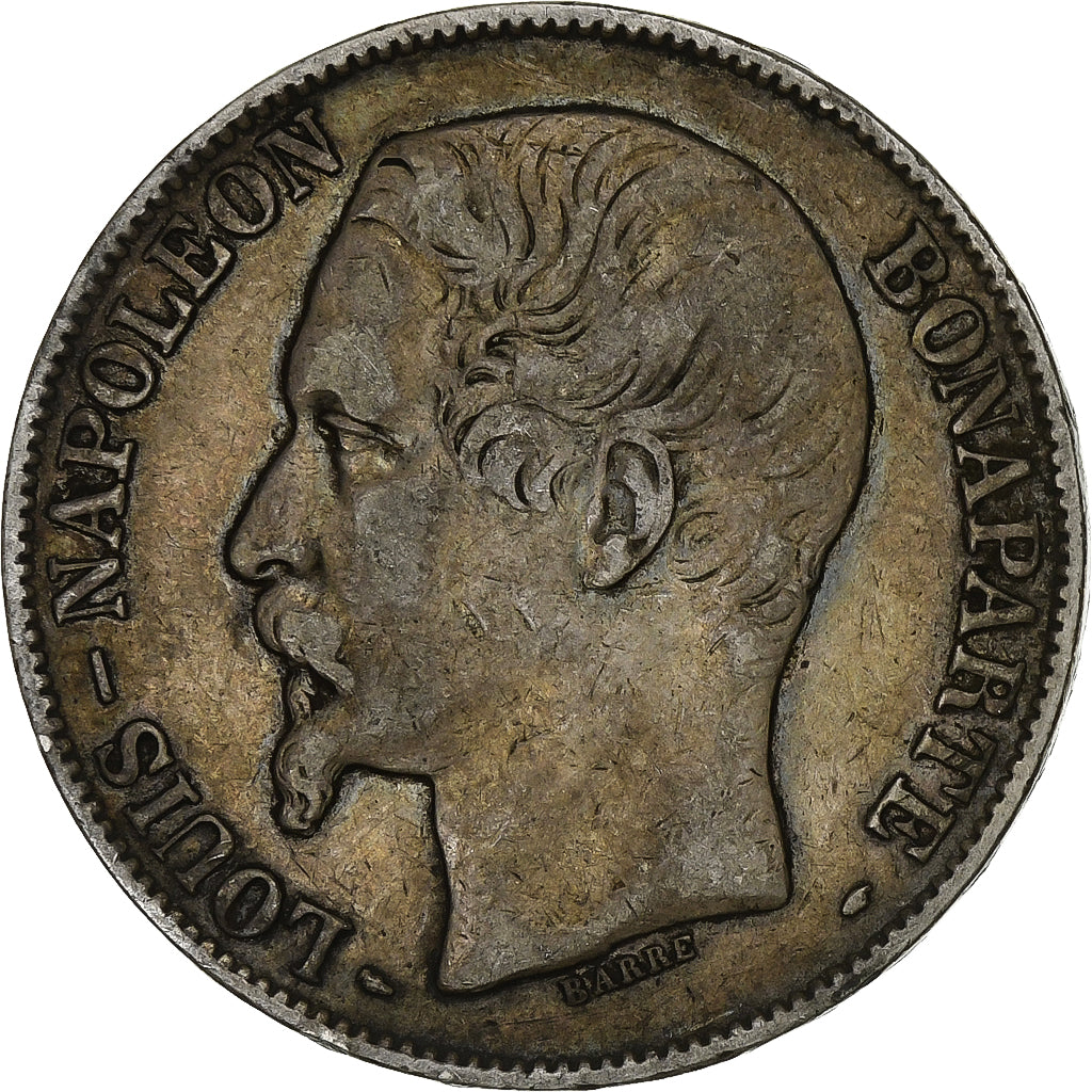 Frankreich, Louis-Napoléon Bonaparte, 5 Francs, 1852, Paris, Silber, S+
