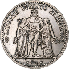 France, 5 Francs, Hercule, 1873, Paris, Silver, AU(55-58), Gadoury:745a