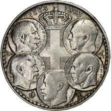 Greece, Paul I, 30 Drachmai, 1963, Silver, AU(50-53), KM:86