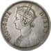 INDIA-BRITISH, Victoria, Rupee, 1862, Bombay, Silver, AU(50-53), KM:473.1
