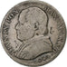 ITALIAN STATES, PAPAL STATES, Pius IX, Lira, 1867, Rome, Silver, VF(20-25)