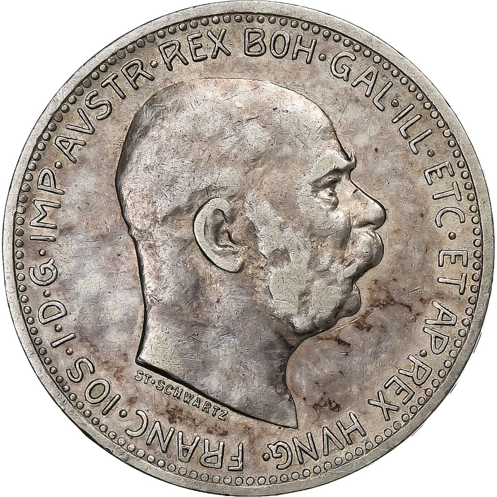 Ungarn, Franz Joseph I, Korona, 1915, Kormoczbanya, Silber, SS, KM:492