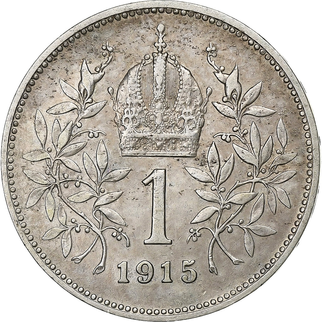 Ungarn, Franz Joseph I, Korona, 1915, Kormoczbanya, Silber, SS, KM:492