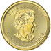 Kanada, Elizabeth II, 5 Dollars, Maple Leaf, 2016, 1/10 Oz, Gold, STGL